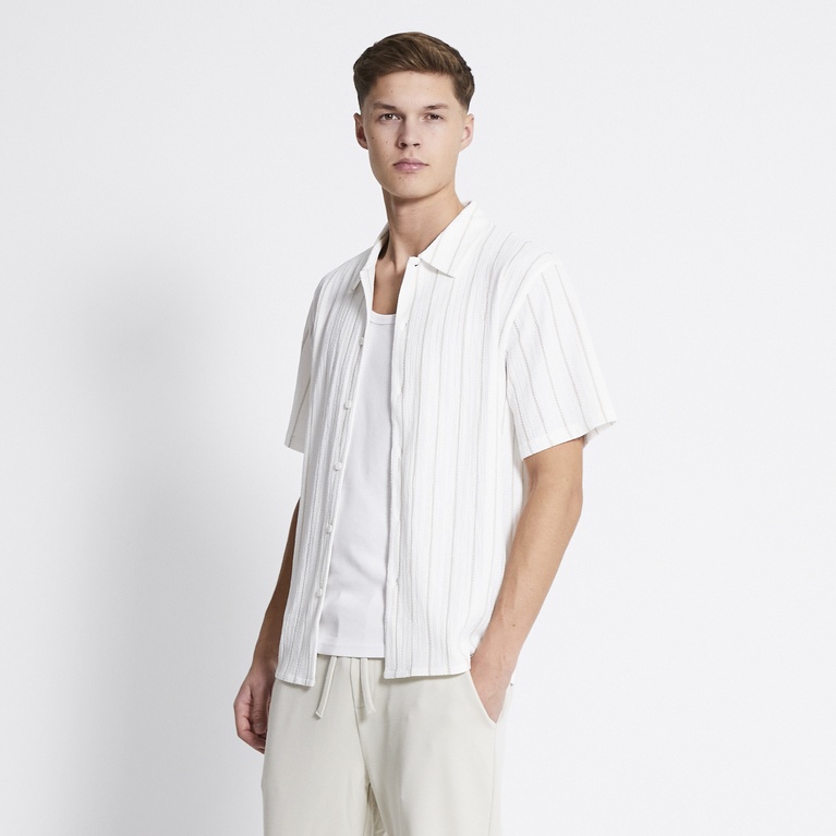 Kurzarmhemd "Steven Structure Stripe" Kurzarmhemd "Steven Structure Stripe"